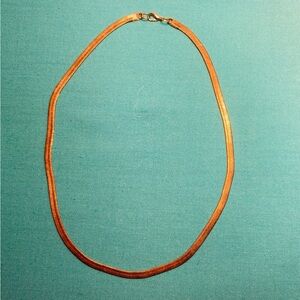 Gold-Toned Herringbone Necklace